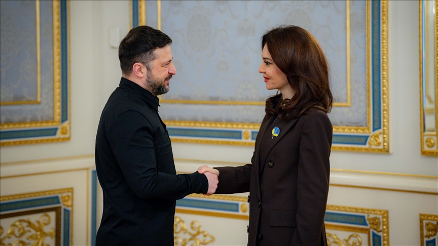 Zelenski primio ministricu vanjskih poslova Albanije: Razgovori o vojnoj saradnji, EU putu i sankcijama Rusiji