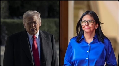 گفت‌وگوی تلقنی ترامپ با رئیس‌جمهور موقت ونزوئلا 