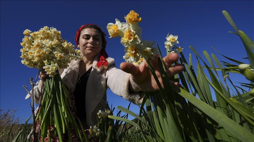 Karaburun'un kadınlarından  aile bütçelerine "mis kokulu" destek 