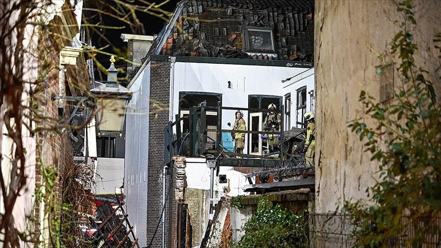 Teqîna li meydana Utrechta bajarê Hollandayê çêbû bû sedema şewatê