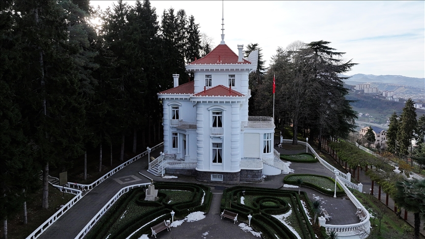 Trabzon'daki Atatürk Köşkü 2025'te 373 bin 920 ziyaretçiyi ağırladı