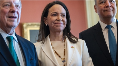 Figura opozitare venezuelase, Machado, ia dhuron Trumpit Çmimin Nobel për Paqe