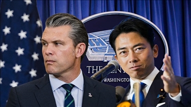 ABD ve Japonya savunma bakanları Pentagon'da bir araya geldi