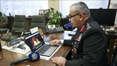 Ankara İl Jandarma Komutanı Tümgeneral Yıldız, AA'nın "Yılın Kareleri" oylamasına katıldı