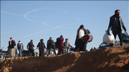 Around 1,000 families move to secure areas after departing Syria's Deir Hafir, occupied by YPG/SDF terror group