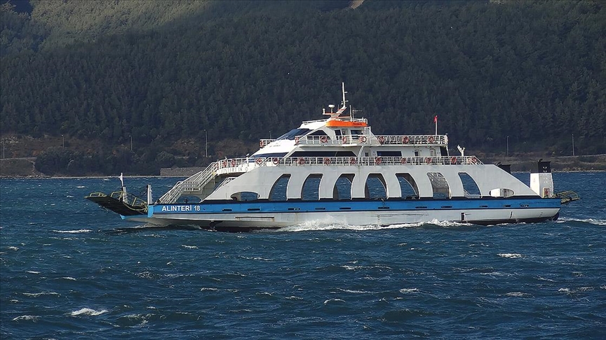Güney Marmara'da yarınki feribot seferleri iptal edildi