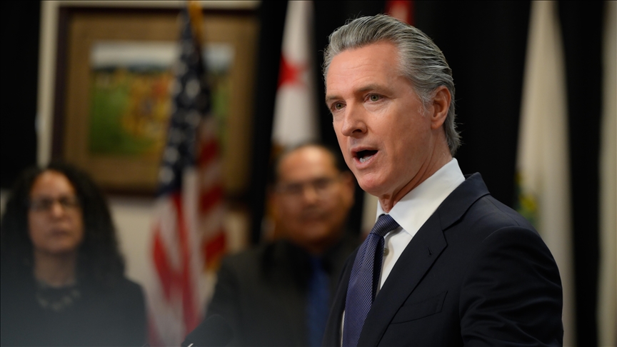 ABD'de California Valisi Newsom: (Trump) Bu ülkede bir iç savaş çıkarmaya çalışıyor