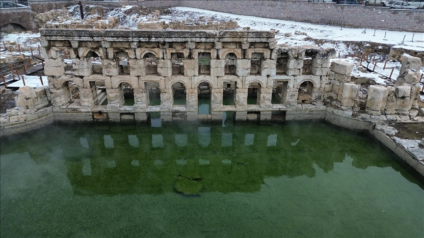"Kral Kızı" termal Roma Hamamı, geçen yıl yaklaşık 50 bin ziyaretçi ağırladı