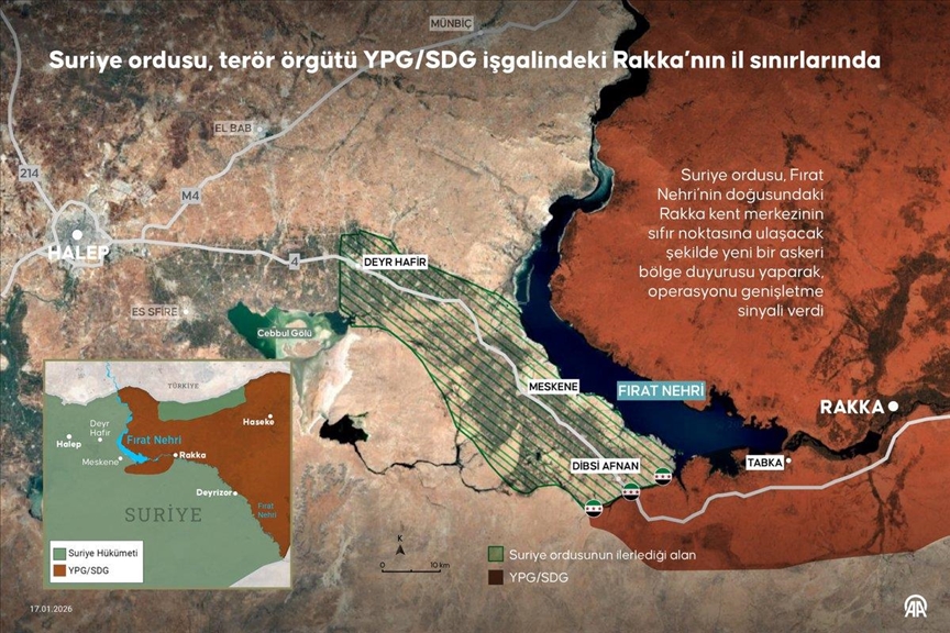 سوپای سووریا لە نزیک ڕەقە نەخشەی ئەو شوێنەی بڵاو کردەوە کە لە لایەن ڕێکخراوی تیرۆریستییەوە هێرش کراوەتە سەر هێزەکانیان 