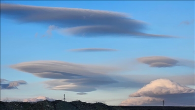 Çankırı semalarında mercek bulutu görüldü
