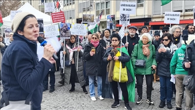 Rassemblement à Paris pour la libération de militants britanniques et de prisonniers palestiniens