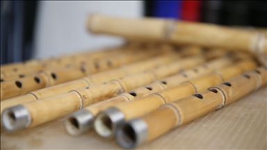 Mjeshtri i "nejit" prodhon instrumente nga kallamat që rrit në kopshtin e tij