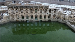 "Kral Kızı" termal Roma Hamamı, geçen yıl yaklaşık 50 bin ziyaretçi ağırladı