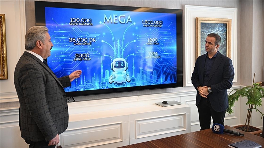 Yapay zeka asistanı "Mega" Kayseri halkının hizmetinde