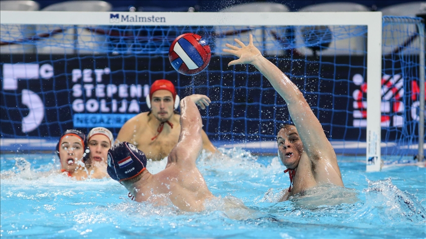 Slavlje vaterpolista Crne Gore protiv Holandije nakon preokreta