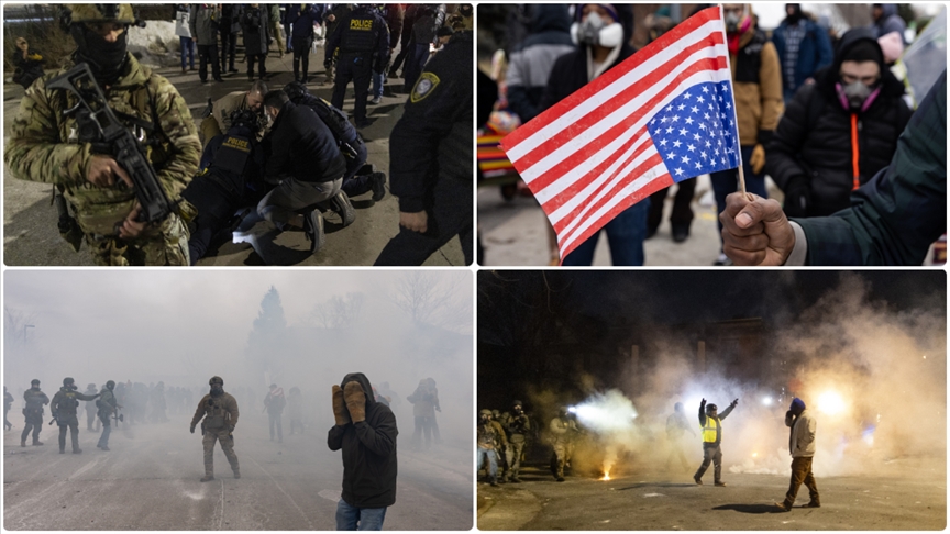 ABD'nin Minneapolis kentinde Müslüman karşıtı gösteride Kur'an-ı Kerim yakma girişimi