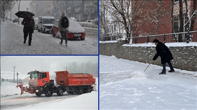 Bazı illerde kar ve soğuk hava etkili oluyor 