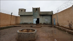 AA, Suriye'nin Tabka ilçesindeki terör örgütü YPG/SDG hapishanesini görüntüledi