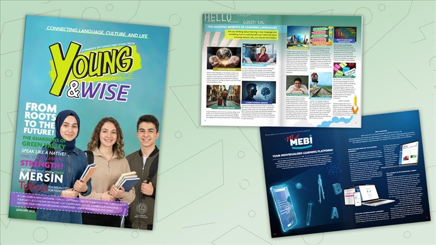 MEB'in lise öğrencilerine yönelik "Young and Wise" dergisinin ilk sayısı yayımlandı