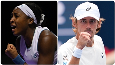 Avustralya Açık'ta Coco Gauff ve Alex de Minaur ikinci tura çıktı