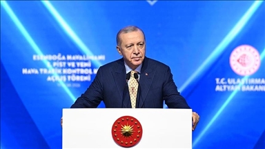 Serokomar Erdogan: "Me Tirkiye kir yek ji wan welatên ku xwediyê şaxa firînê ya herî fireh a dinyayê"