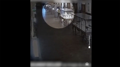 Fransa'daki Louvre Müzesi'ndeki soygunla ilgili güvenlik kamerası görüntüleri basına yansıdı