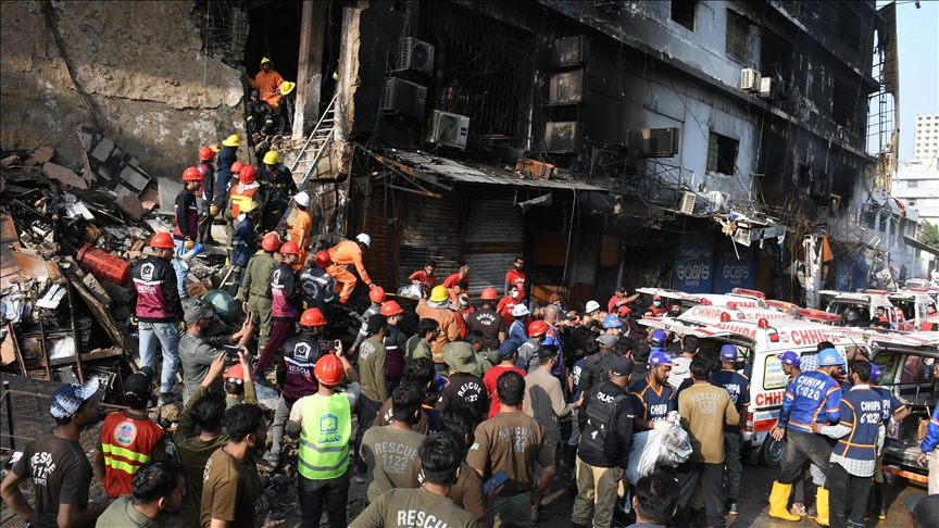 Pakistan mall fire death toll rises to 26, 81 still missing