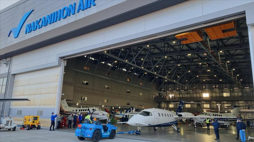 Baykar'ın sahip olduğu Piaggio Aerospace'ten Japonya'ya uçak teslimatı