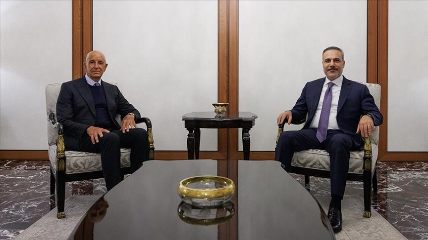 وەزیری دەرەوەی تورکیا فیدان، پێشوازی لە باڵیۆزی ئەمریکا لە ئەنقەرە و نوێنەری تایبەتی وڵاتەکە لە سووریا باراک کرد