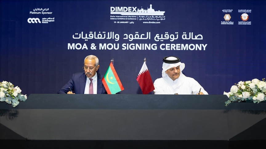 قطر وموريتانيا توقعان مذكرة تفاهم لتعزيز التعاون العسكري
