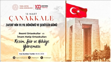 MEB, 18 Mart Çanakkale Zaferi'nin 111. yılını yarışmayla kutlayacak