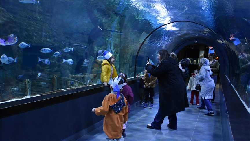 Trabzon Akvaryum geçen yıl 215 bini aşkın ziyaretçi ağırladı