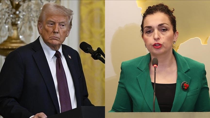 Presidentja Osmani ftohet nga presidenti Trump për ta përfaqësuar Kosovën në Bordin e Paqes për Gazën