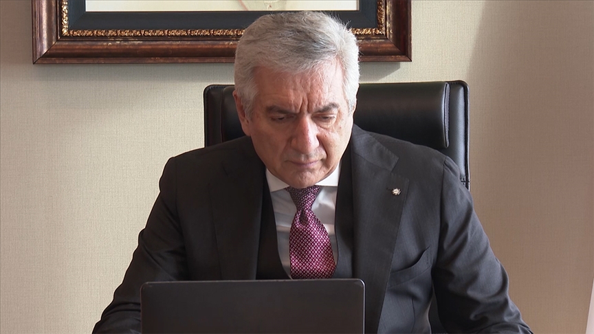 İSO Yönetim Kurulu Başkanı Erdal Bahçıvan, AA'nın "Yılın Kareleri" oylamasına katıldı