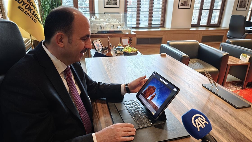 Konya Büyükşehir Belediye Başkanı Altay, AA'nın "Yılın Kareleri" oylamasına katıldı