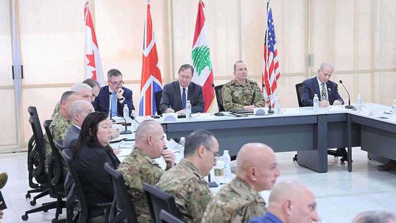 اجتماع لبناني مع سفراء 3 دول غربية لتعزيز قدرات الجيش على الحدود
