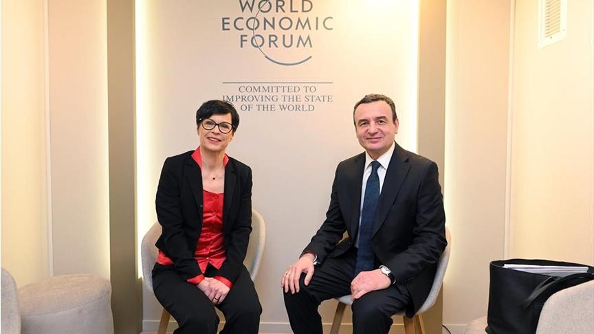 Kryeministri Kurti takoi Komisioneren e BE-së për Zgjerim, Marta Kos