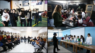 "Gençlik Kış Kulübü" Muşlu çocukların yarıyıl tatilini renklendiriyor