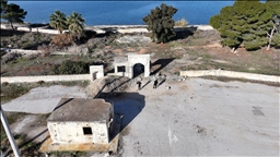 Süleyman Şah Türbesi bölgesine giren AA ekibi bölgeyi havadan görüntüledi