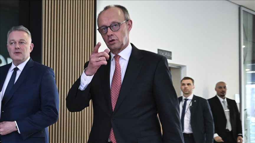 Climate activists intercepted before paint protest at Chancellor Merz's plane