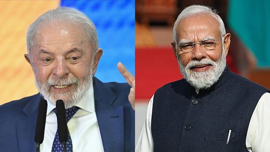 Brazil’s Lula, Modi of India discuss ties, global issues, including Gaza