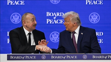 Trump ve Aliyev, Davos'ta görüştü