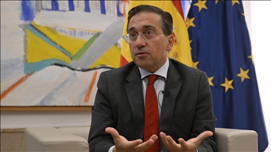 Spain's Albares says aid access to Gaza 'priority' in talks with Palestinian premier at Davos