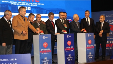 Yüzyılın Konut Projesi kapsamında Amasya'da yapılacak konutların kurası çekildi