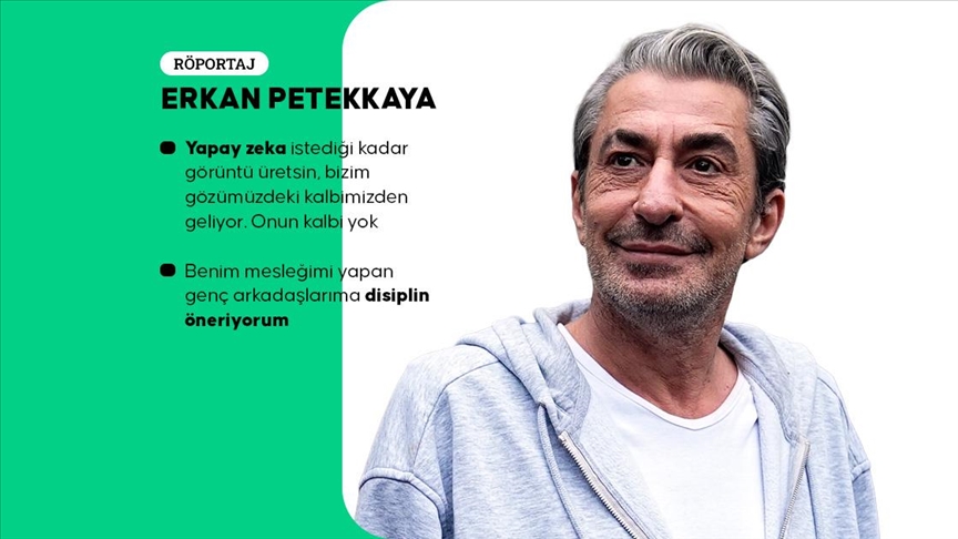 Oyuncu Erkan Petekkaya: Yapay zekanın kalbi yok