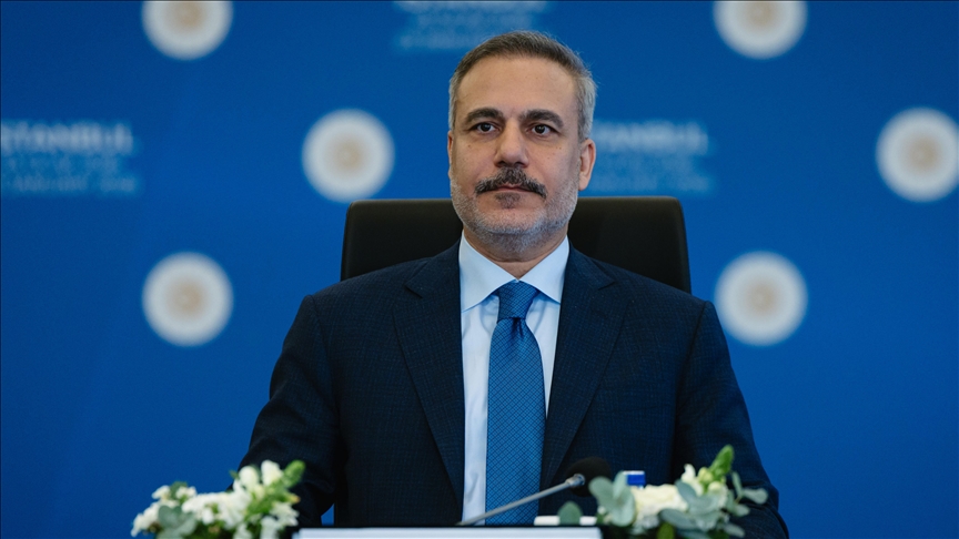 وەزیری دەرەوەی تورکیا لە ئیستانبوڵ لەگەڵ ژمارەیەک لە ھاوتاکانی کۆبووەوە