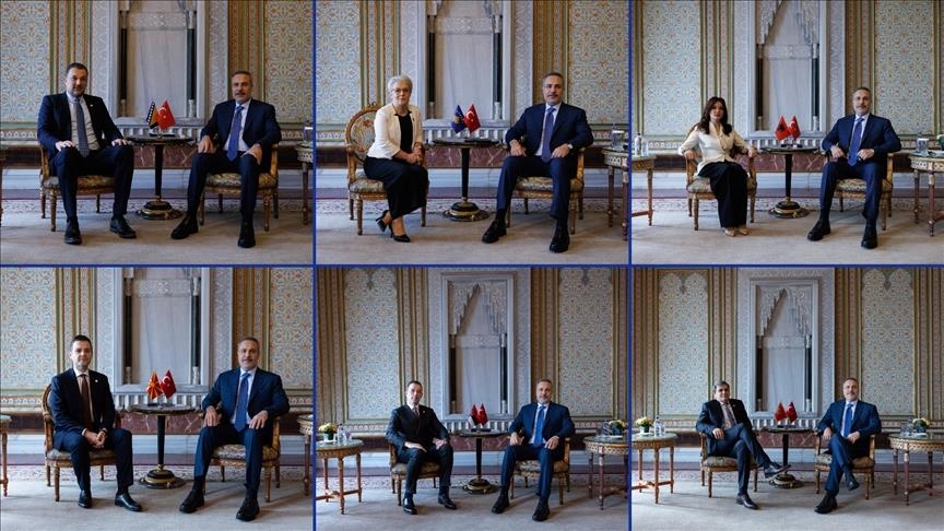 فيدان يلتقي عددا من نظرائه البلقانيين في إسطنبول