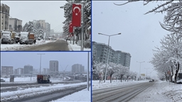 Bazı illerde kar etkili oluyor