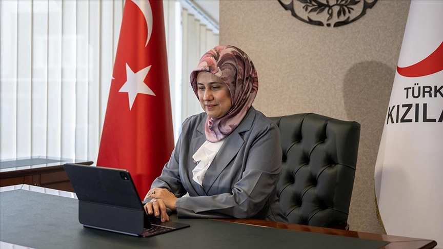 Türk Kızılay Genel Başkanı Yılmaz AA'nın "Yılın Kareleri" oylamasına katıldı