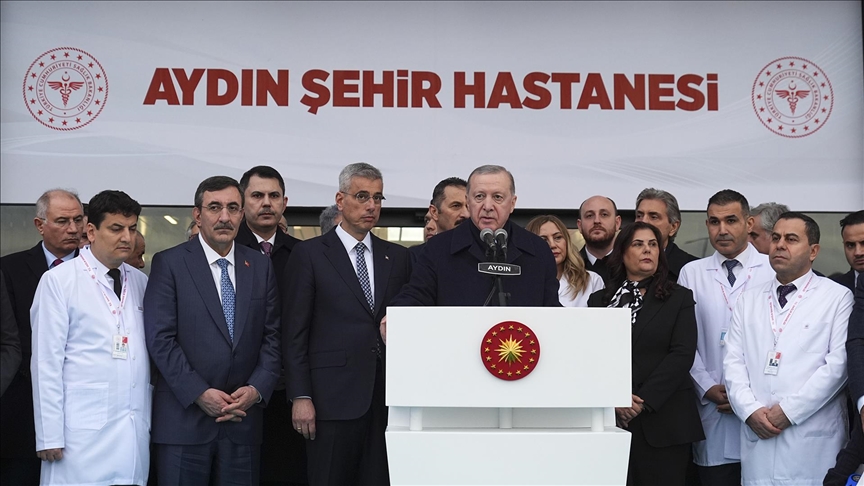 Cumhurbaşkanı Erdoğan: Aydın'ımız bu şehir hastanesiyle çok daha güçlü bir şekilde geleceğe yürüyecek